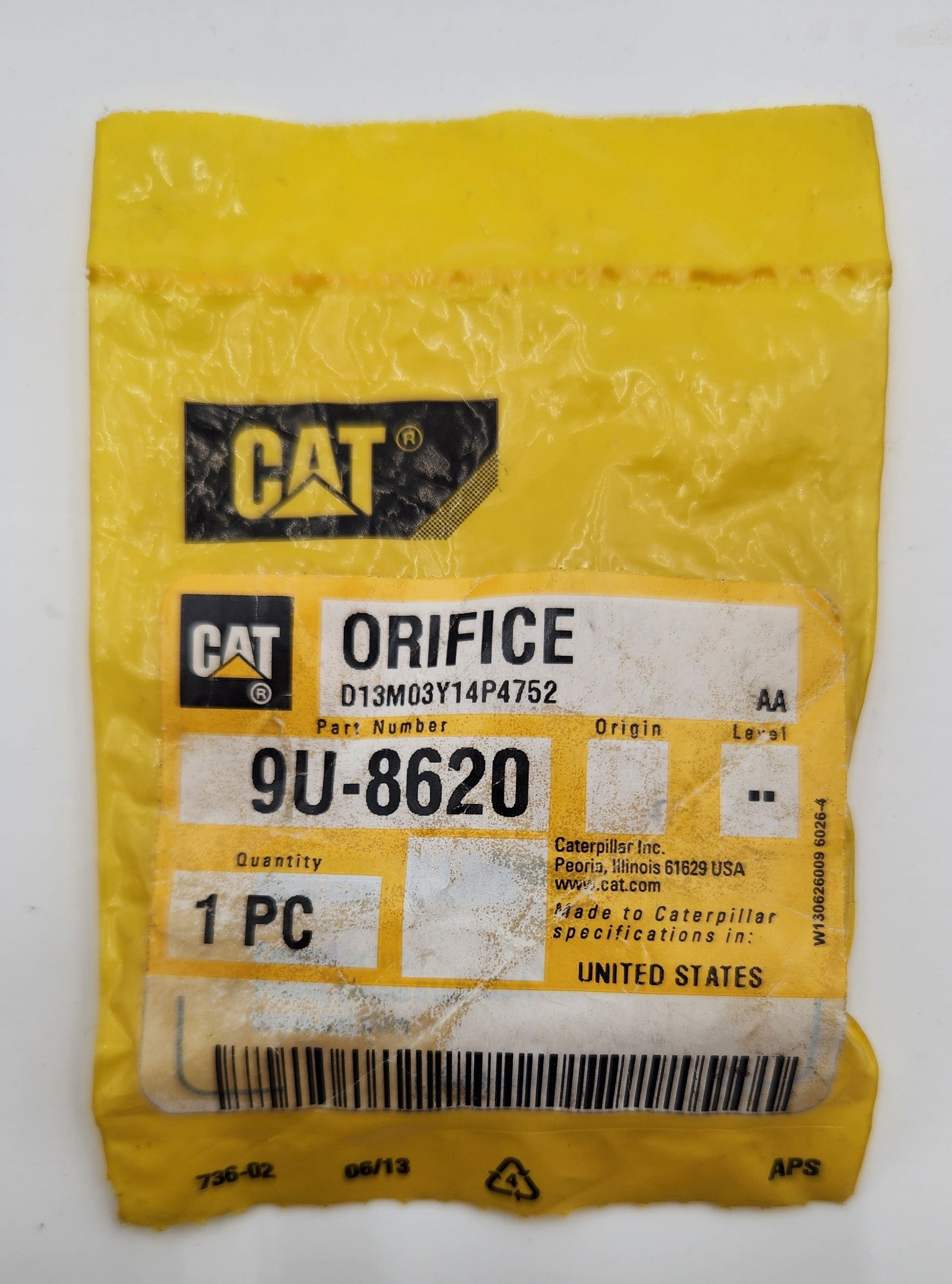 9U-8620  Orifice | Caterpillar