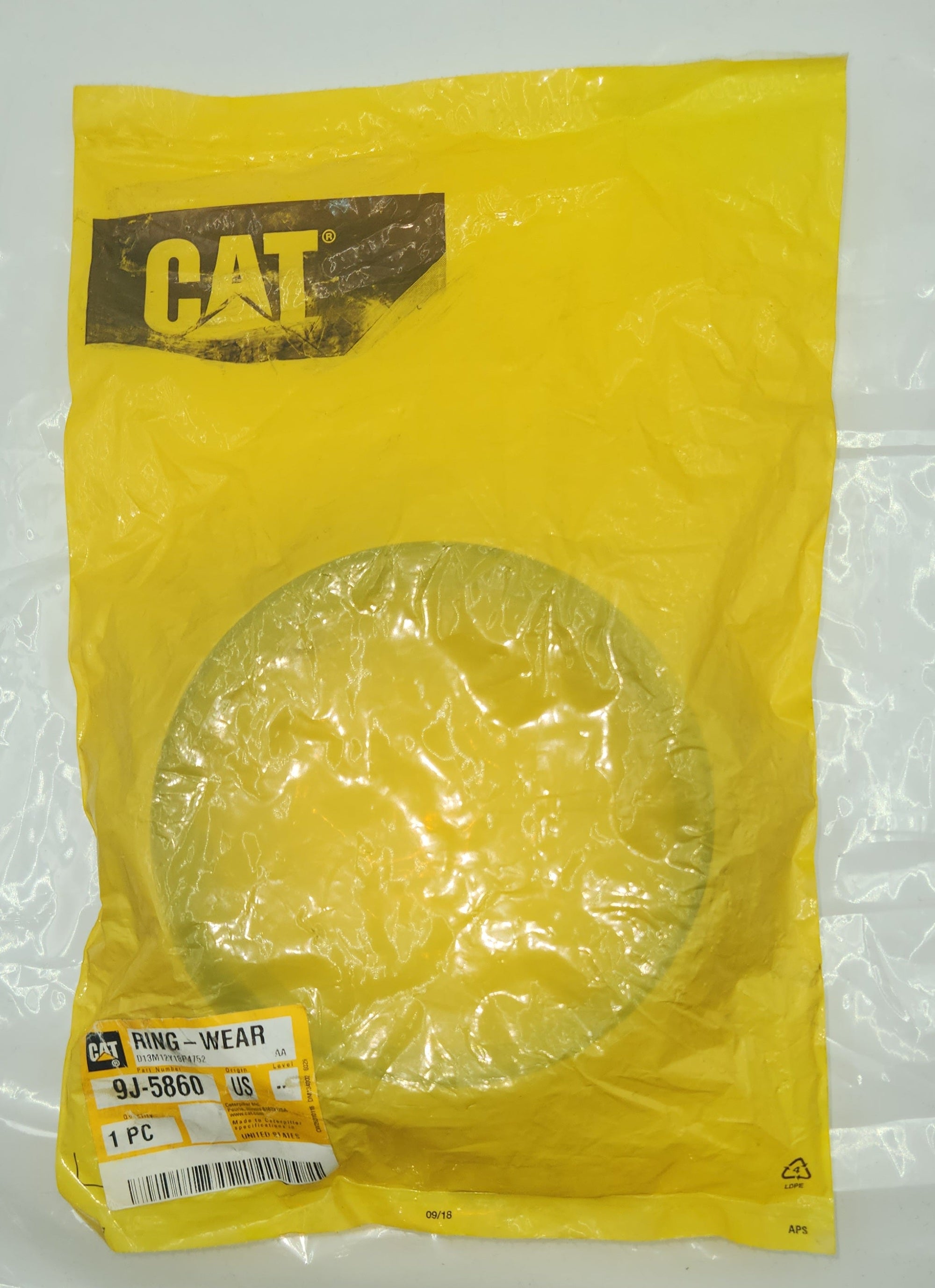 Anillo de Desgaste Caterpillar 9J-5860
