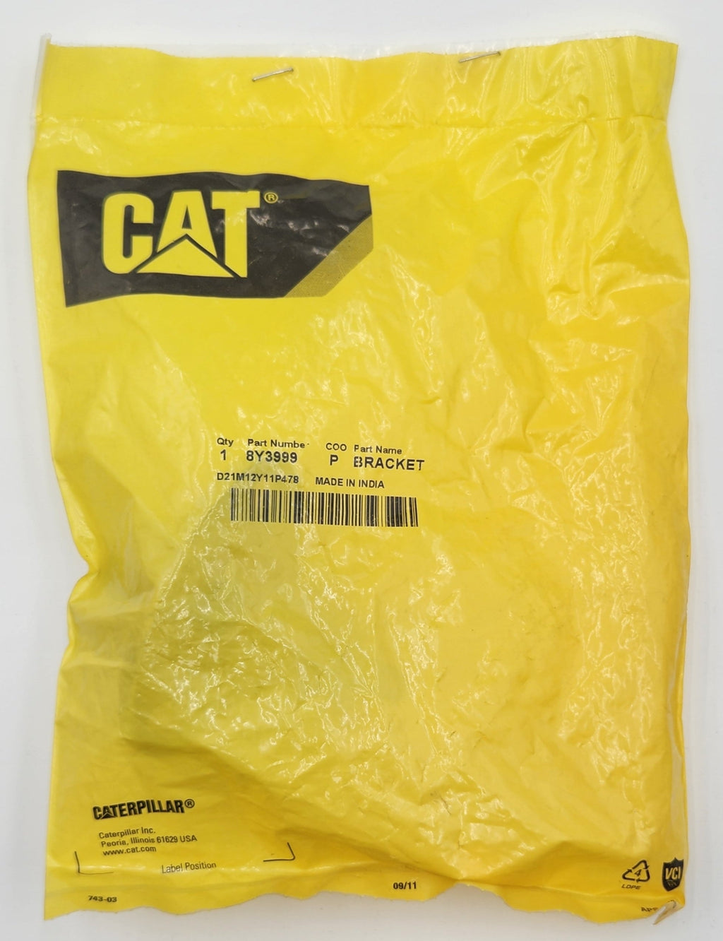 Bracket Caterpillar 8Y-3999 vista 2