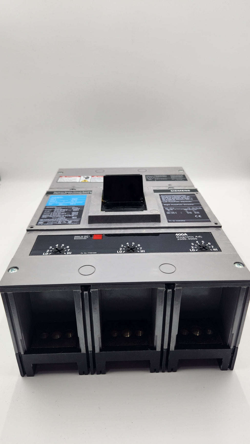  Interruptor 400 amperes Siemens JXD63B400 