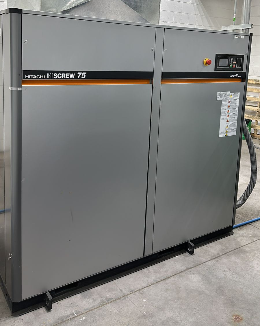 Compresor Hitachi 100hp OSP-75M6AN2 Tornillo Rotativo Velocidad Fija