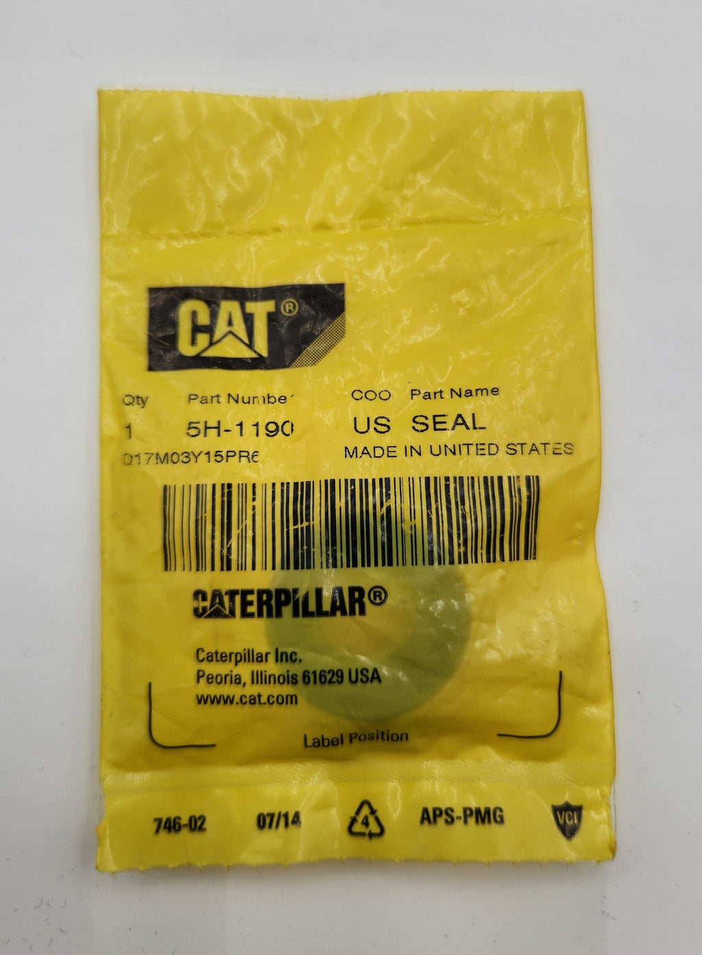 Sello Caterpillar 5H-1190