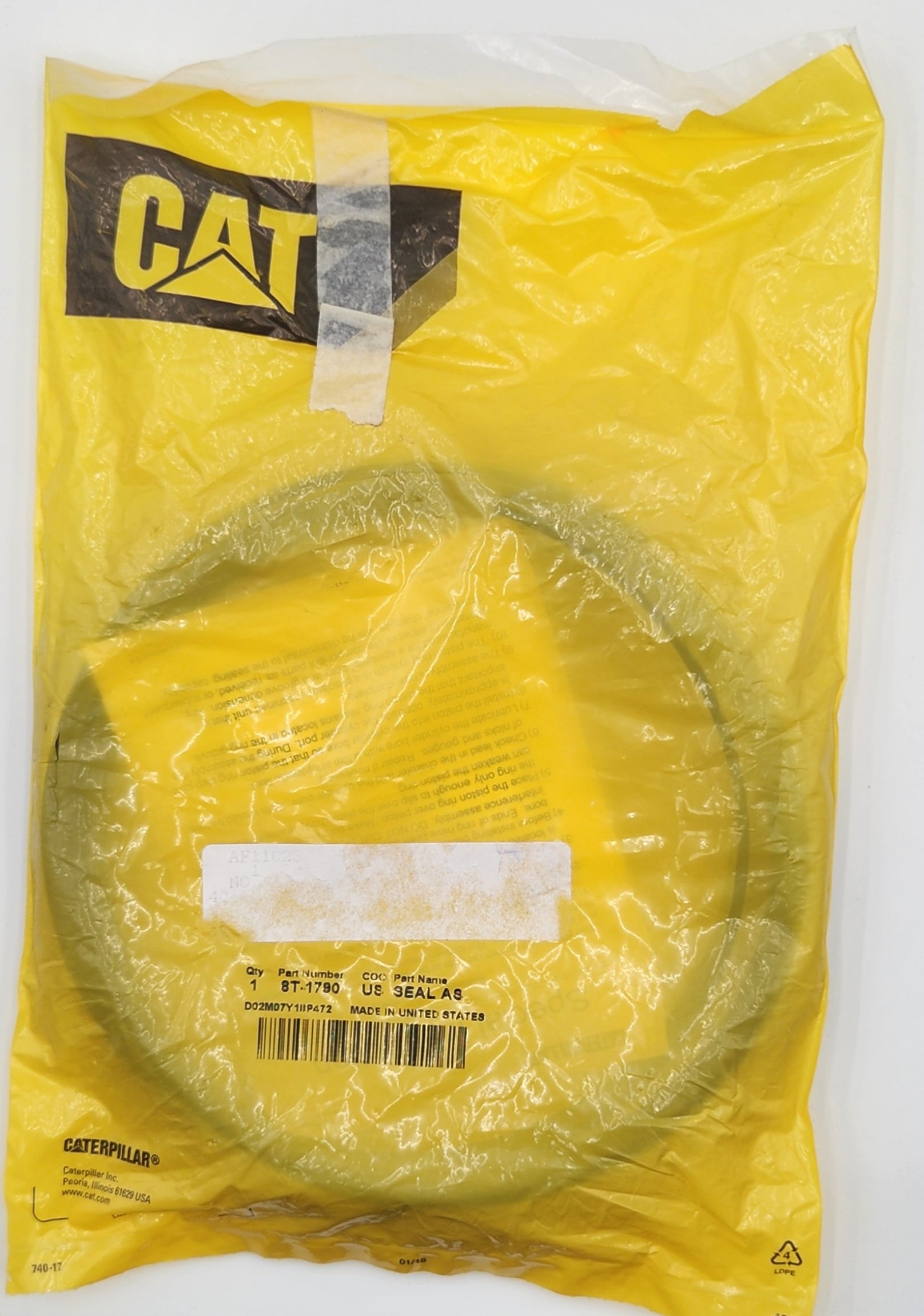 Sello Caterpillar 8T-1790 vista 2