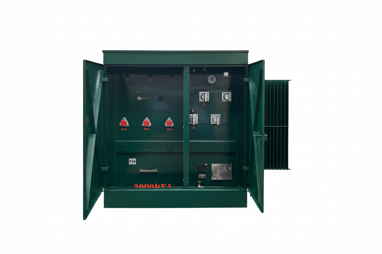 TJ 2000kVA Tipo Subestación 480V-34.5kV